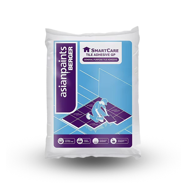 Asian Paints SmartCare Tile Adhesive, Grey, 30 Kg Bag